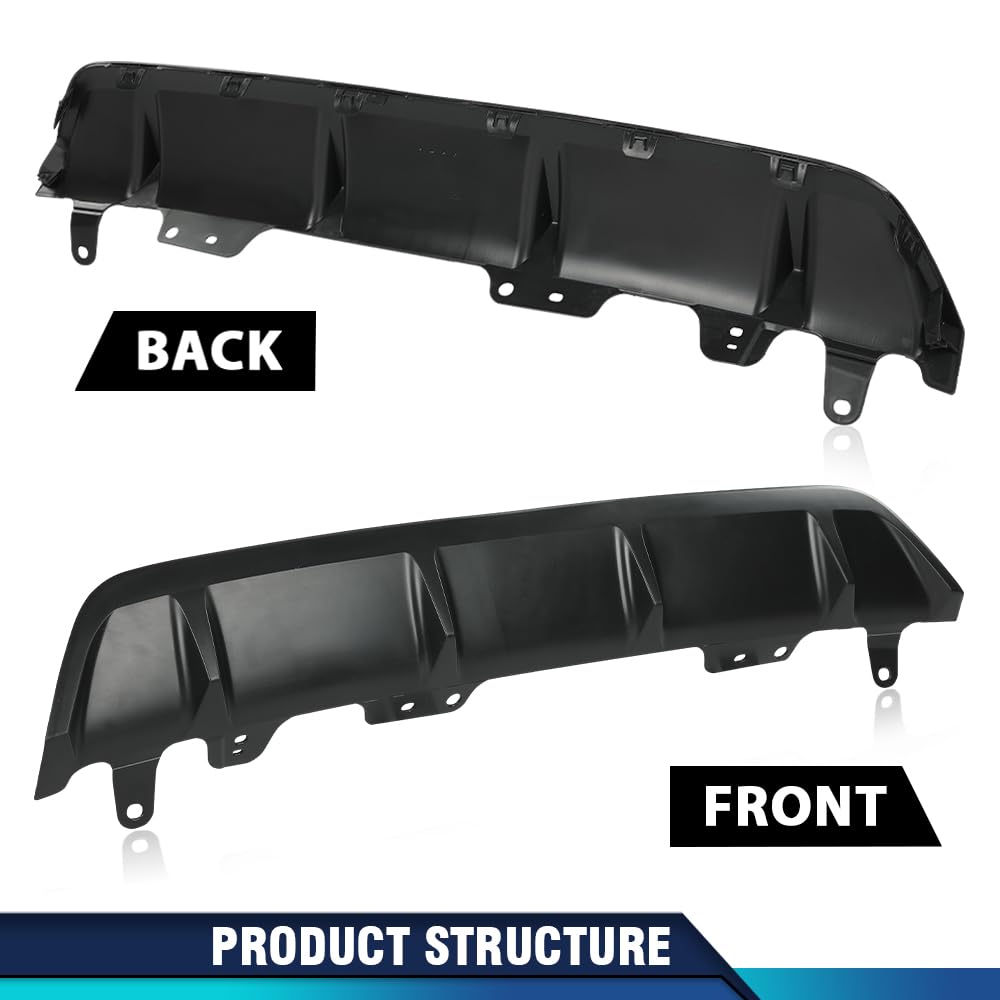PIT66 Rear Bumper Lower Valance Panel Fit Toyota Corolla XSE SE 2020-2021