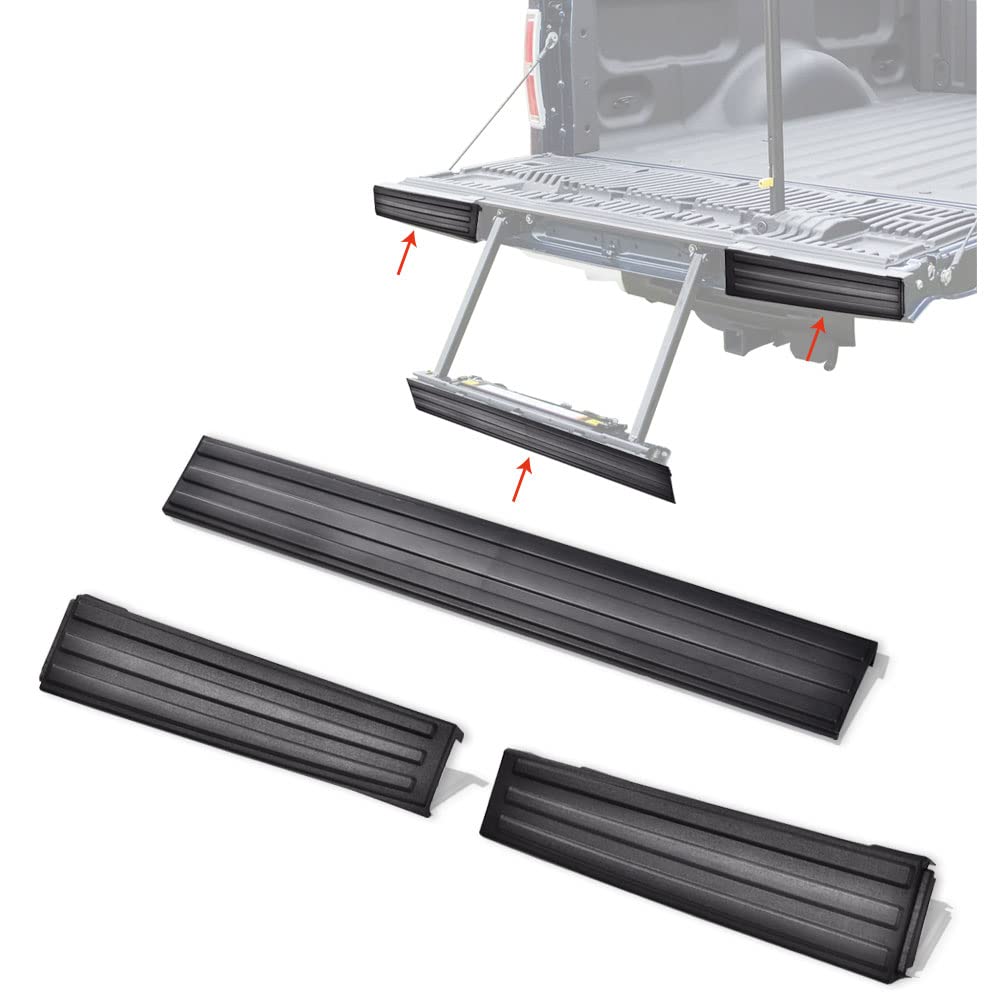 PIT66 3Pack Flex‑Step Tailgate Molding Covers Fit Ford F150 2009‑2014