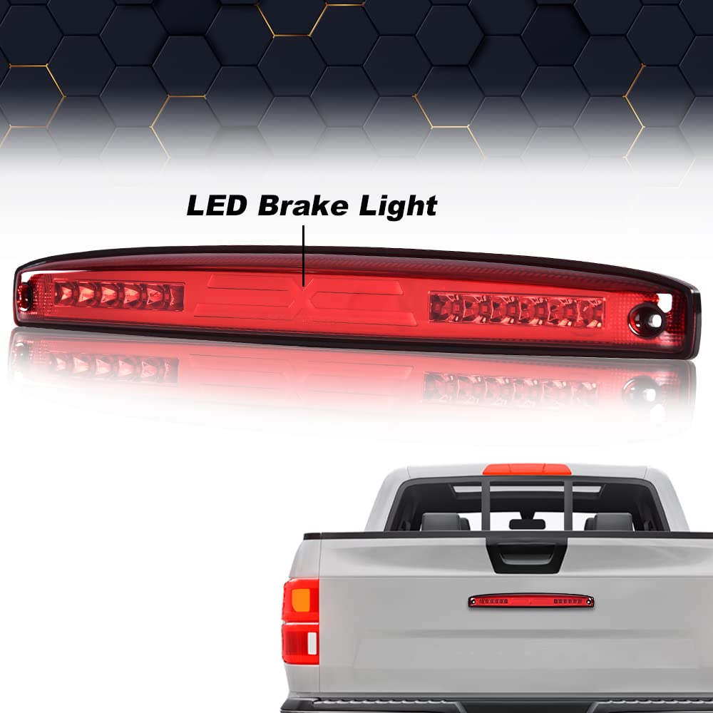 PIT66 LED 3rd Brake Light Fit Dodge Ram 2500 3500 2003-2006 X Type Red Lens