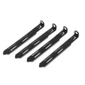PIT66 Headlight Mounting Installation Retainer Tab Clips Set of 4 Compatible with Ford Mustang or Cobras 1999-2004 XR3Z-13N020-AA Black Iron
