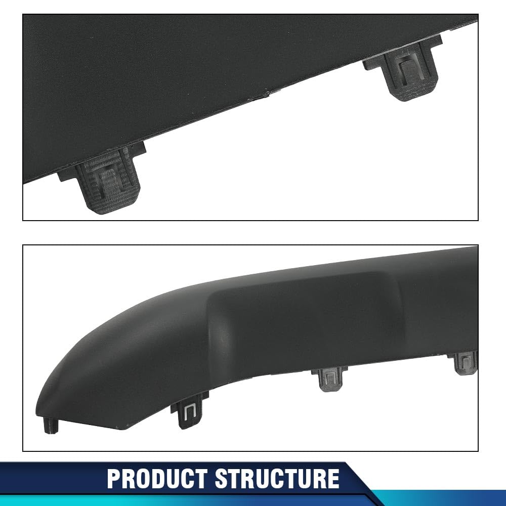 PIT66 Front Bumper Lower Valance Skid Plate Board Guard, TO1095212 Black