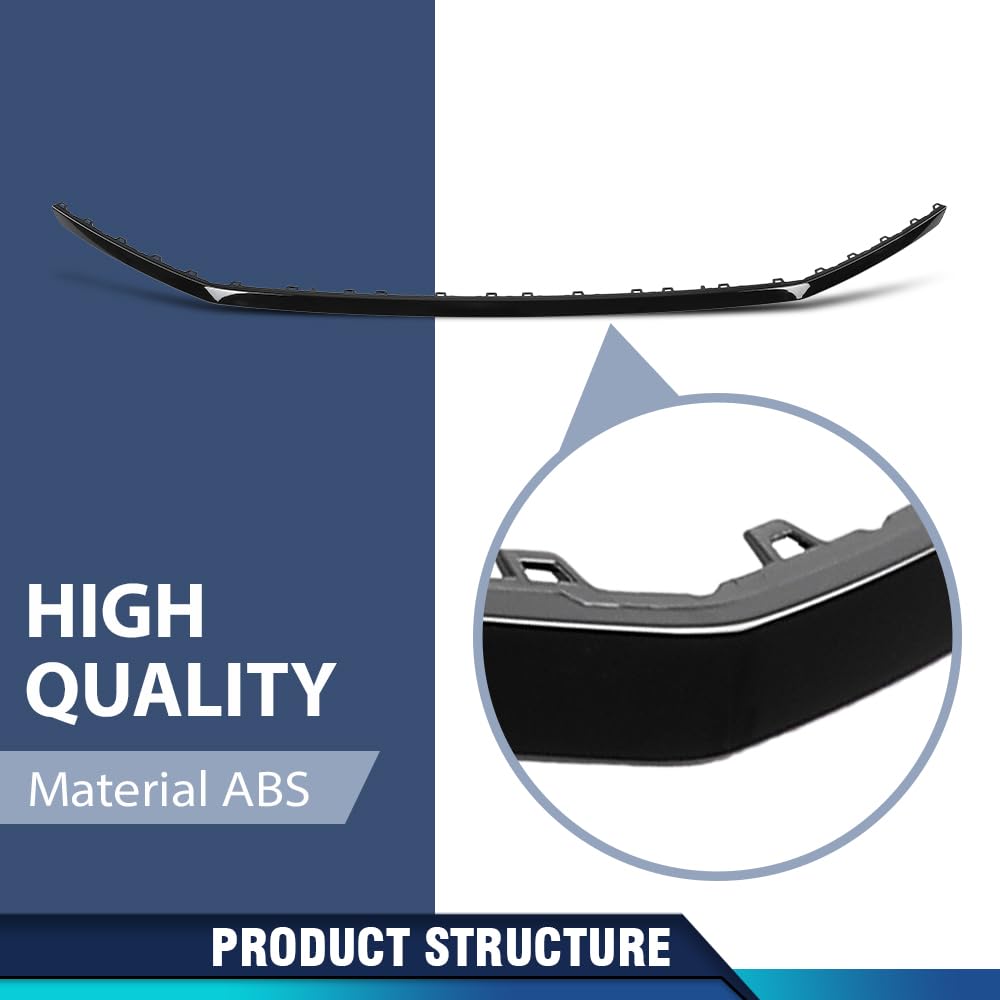 PIT66 Front Bumper Cover Molding Trim Impact Strip, AU8537659, 80A853765RN4