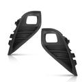 PIT66 Fog Light Bezel Driver and Passenger Side 1 Pair Compatible with Toyota Highlander 2020-2022 TO1038239, TO1039239, 520400E110, 520300E110 Black