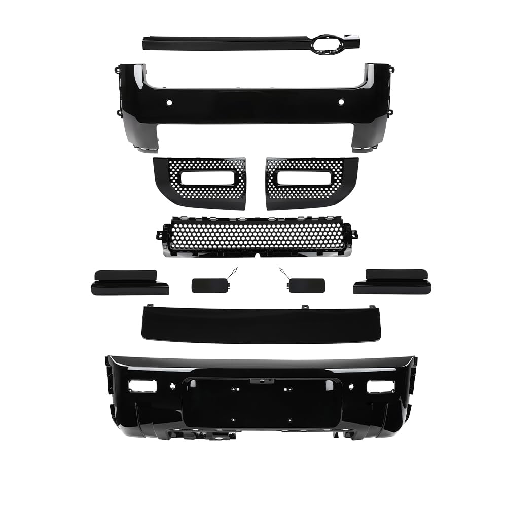 PIT66 Front Rear Lip Bumper Cover Fit Rover Defender 90 110 130 2020-2024