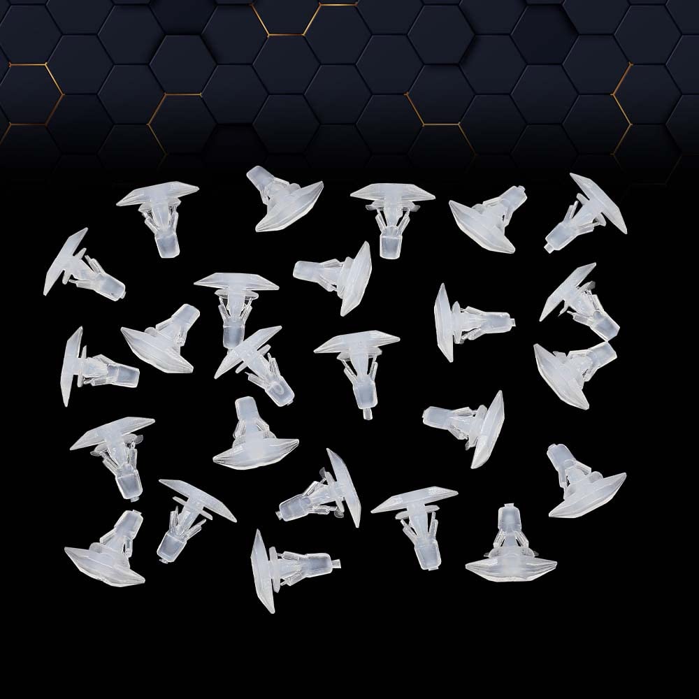 PIT66 25Pcs Door Weatherstrip Clips Compatible with 3/16" Hole 21077575