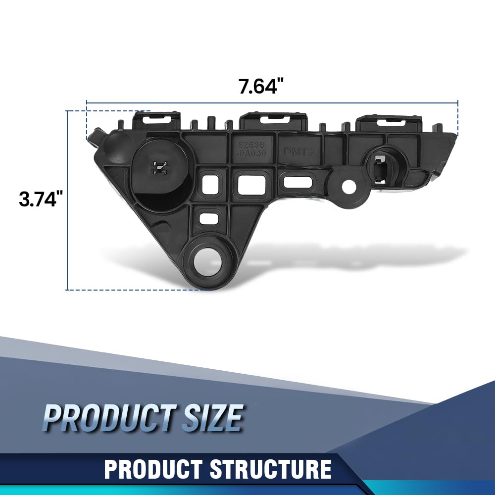 PIT66 Front Left Bumper Cover Support Fit Toyota Corolla Cross 2022-2024