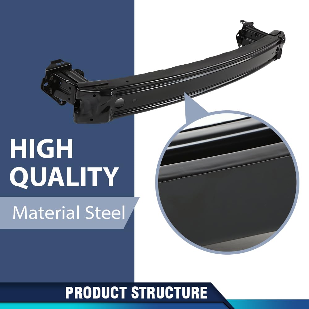 PIT66 Front Bumper Reinforcement, Black