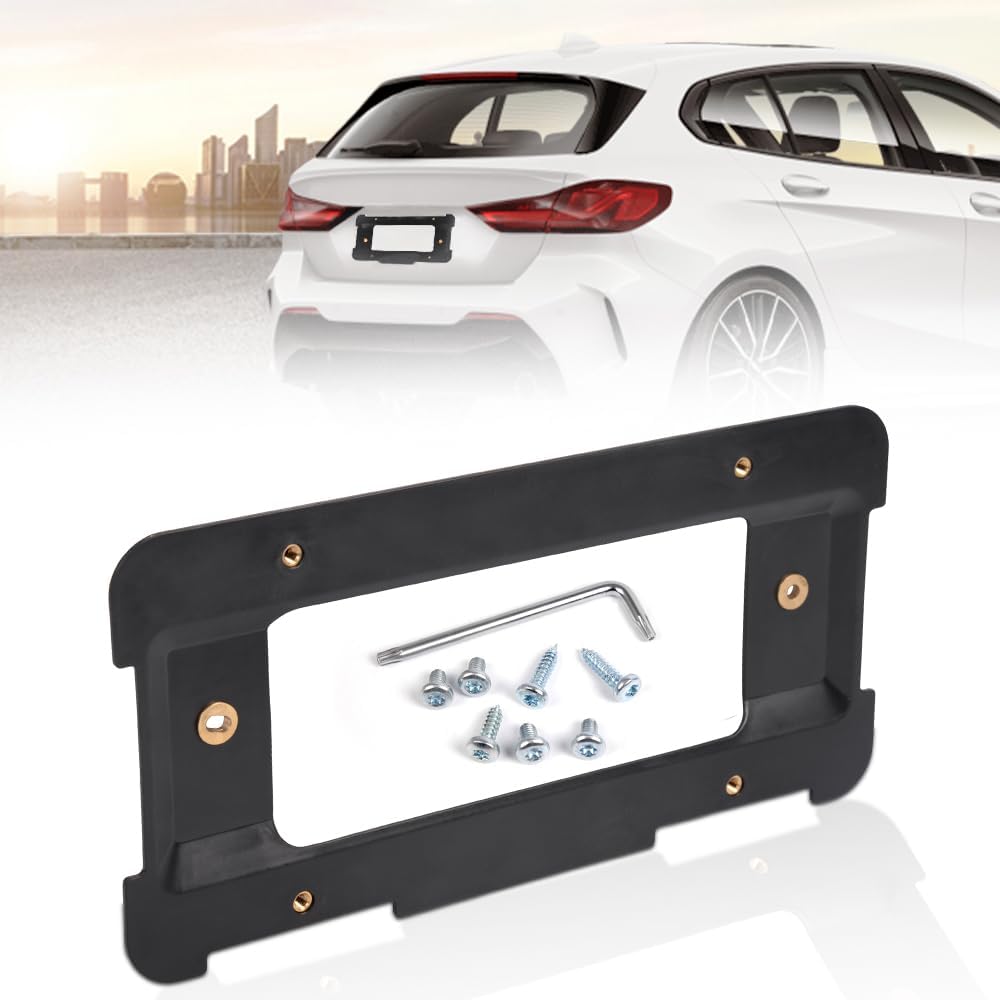 PIT66 License Plate Bracket Mount Kit w/Anti‑Theft Screws Fit Mini Cooper