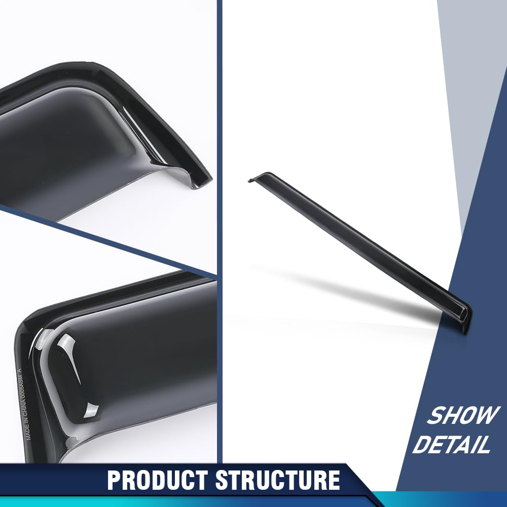 PIT66 Window Rain Deflector and Sun Visor 1 PC