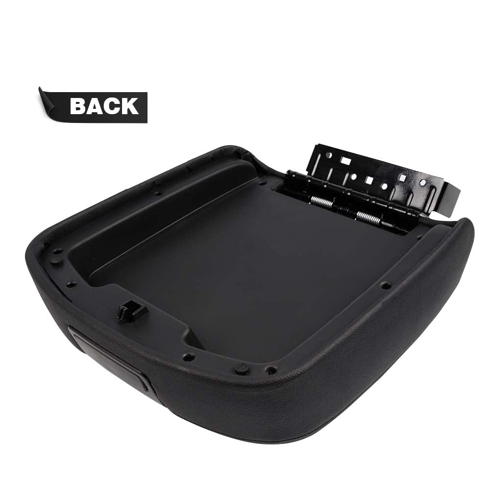 PIT66 Center Console Lid Cover Fit 2007-2014 Silverado Tahoe Sierra Black