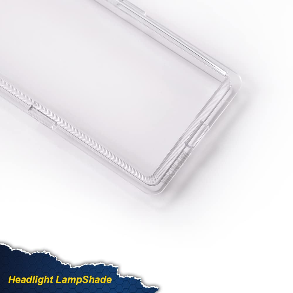 PIT66 Headlight Lens Cover, Compatible with 1994-1998 C10 C/K Tahoe Suburban Silverado Clear