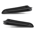 PIT66 Front Driver & Passenger Side Headlight Lower Molding Trim Bumper Trims Compatible with Buick Encore Sport Touring 2016 Fit Buick Encore 2013-2016 Black 95235063, 95235062, GM1047107, GM1046107