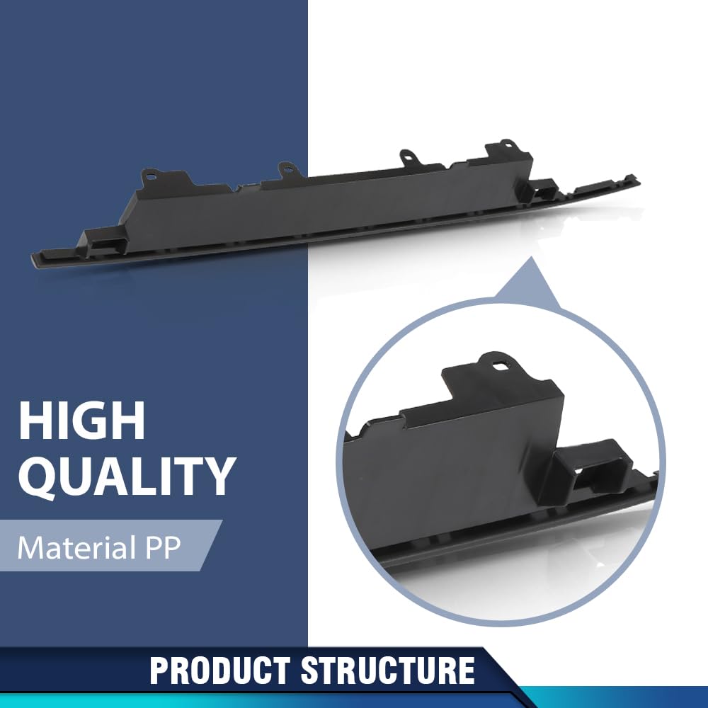 PIT66 Rear Bumper Reinforcement, CH1140101 Black Bumper Face Bar Retainer