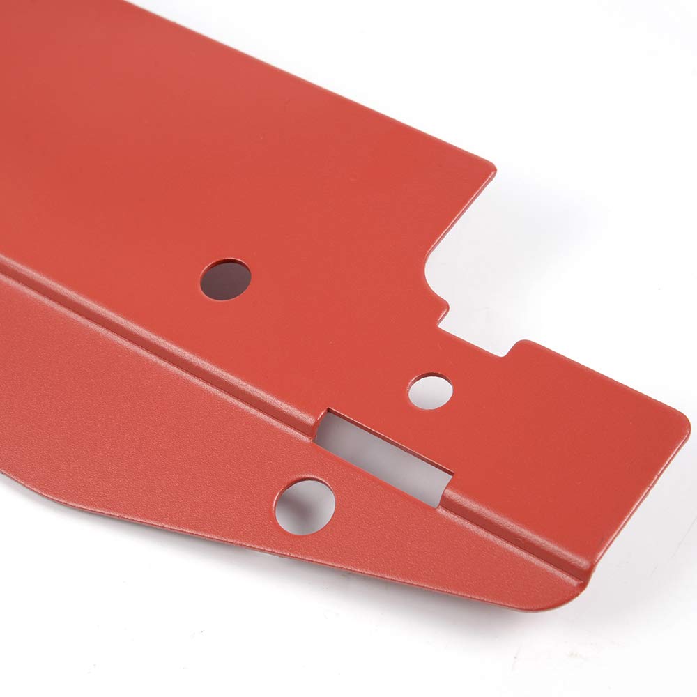 Full Aluminum Radiator Shroud & Pulley Belt Cover Combo, Compatible with Subaru WRX & STi 2008 2009 2010 2011 2012, Red