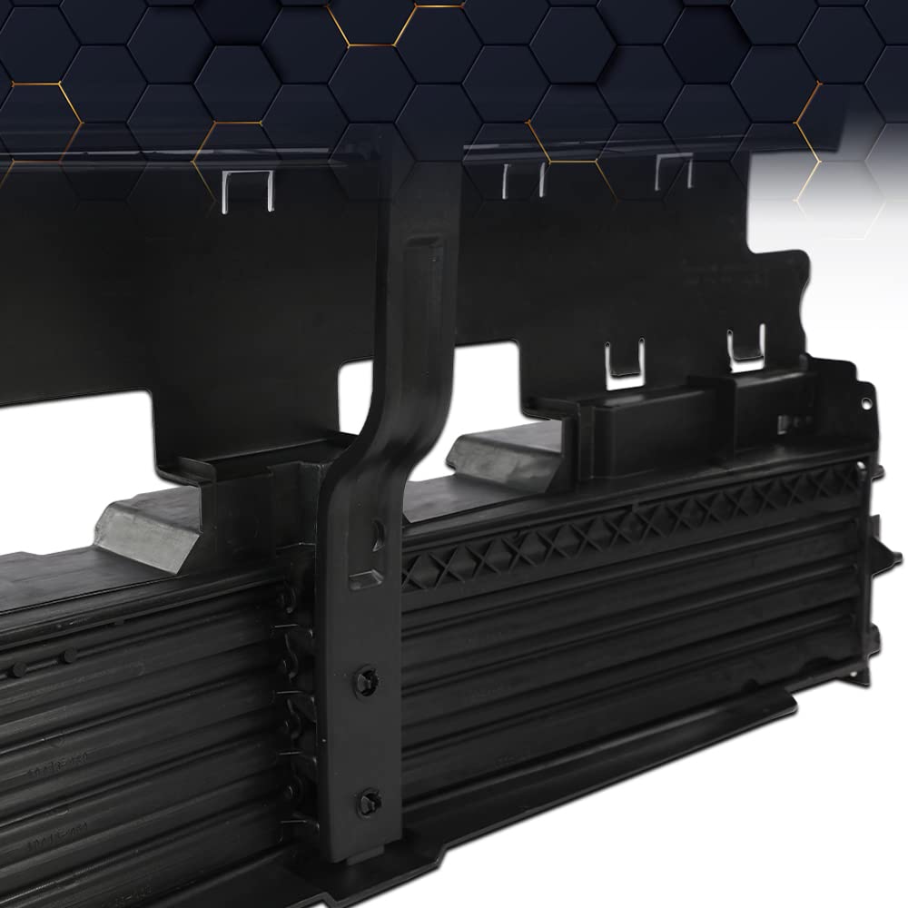 PIT66 Front Grille Radiator Shutter Compatible with Ford Fusion 2013 2014 2015 2016 DS7Z-8475-A Black