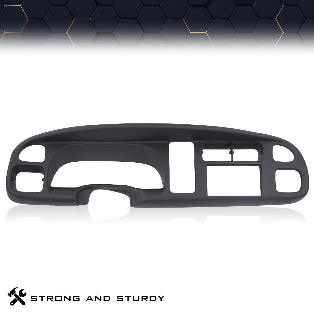 PIT66 Dash Bezel Cover Fit Dodge Ram 1500 1998-2001 Ram 2500 3500 1998-2002