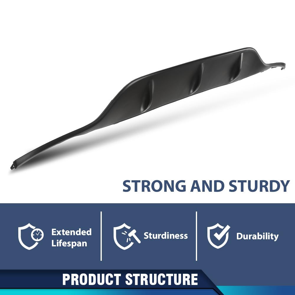 PIT66 Rear Bumper Trim, MB1193100 Black