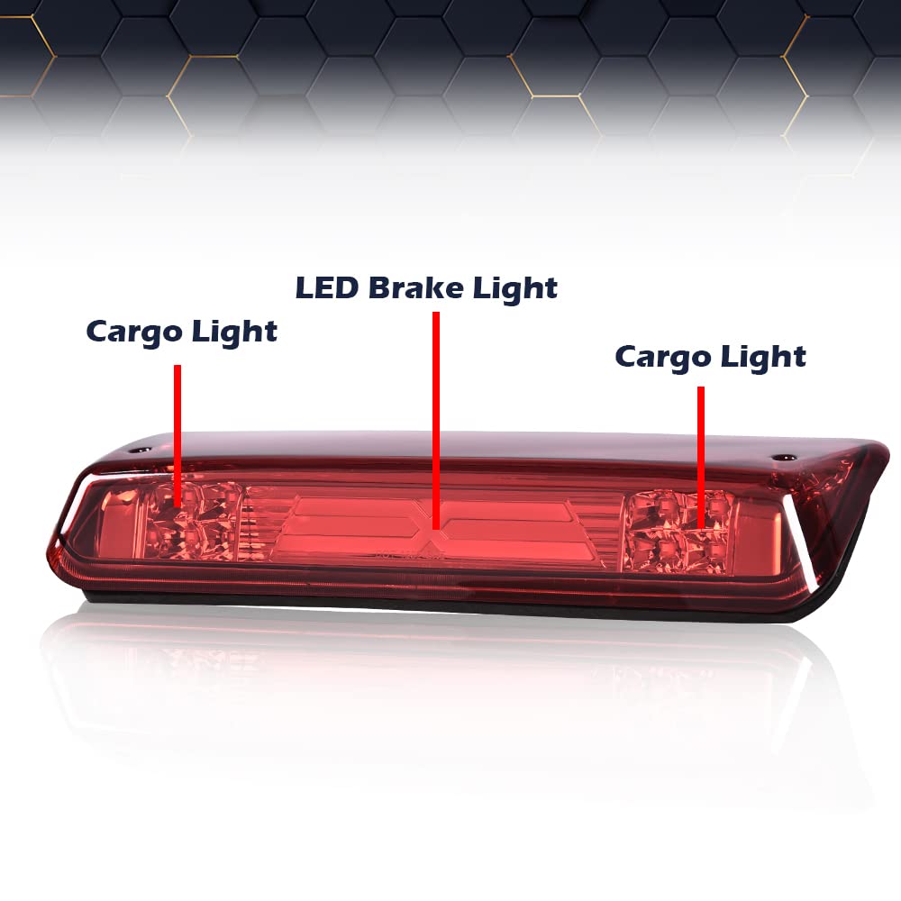 PIT66 LED 3rd Brake Light Fit 2004-2008 Ford F150 X Type Black Housing
