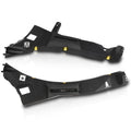 PIT66 Front Bumper Mount Bracket Support Holder Pair Compatible with Jaguar XJ 2010-2019 C2D43335, C2C39520, C2D43333, C2D2819 Black