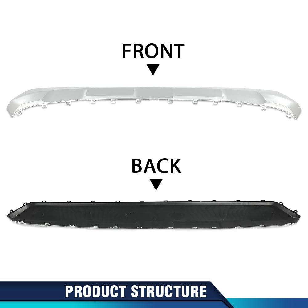 PIT66 Rear Bumper Lower Valance Panel Cover, TO1195120 Silver