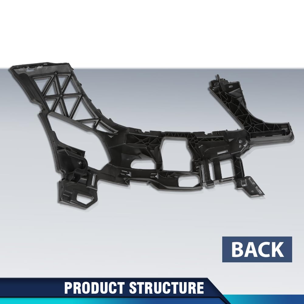 PIT66 Bumper Retainer Bracket Front Left Side, MB1042101 Black