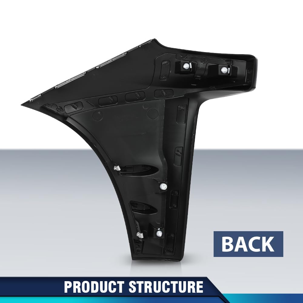 PIT66 Bumper End Cap Extension Left Fit Chevy Silverado 1500 2019-2022