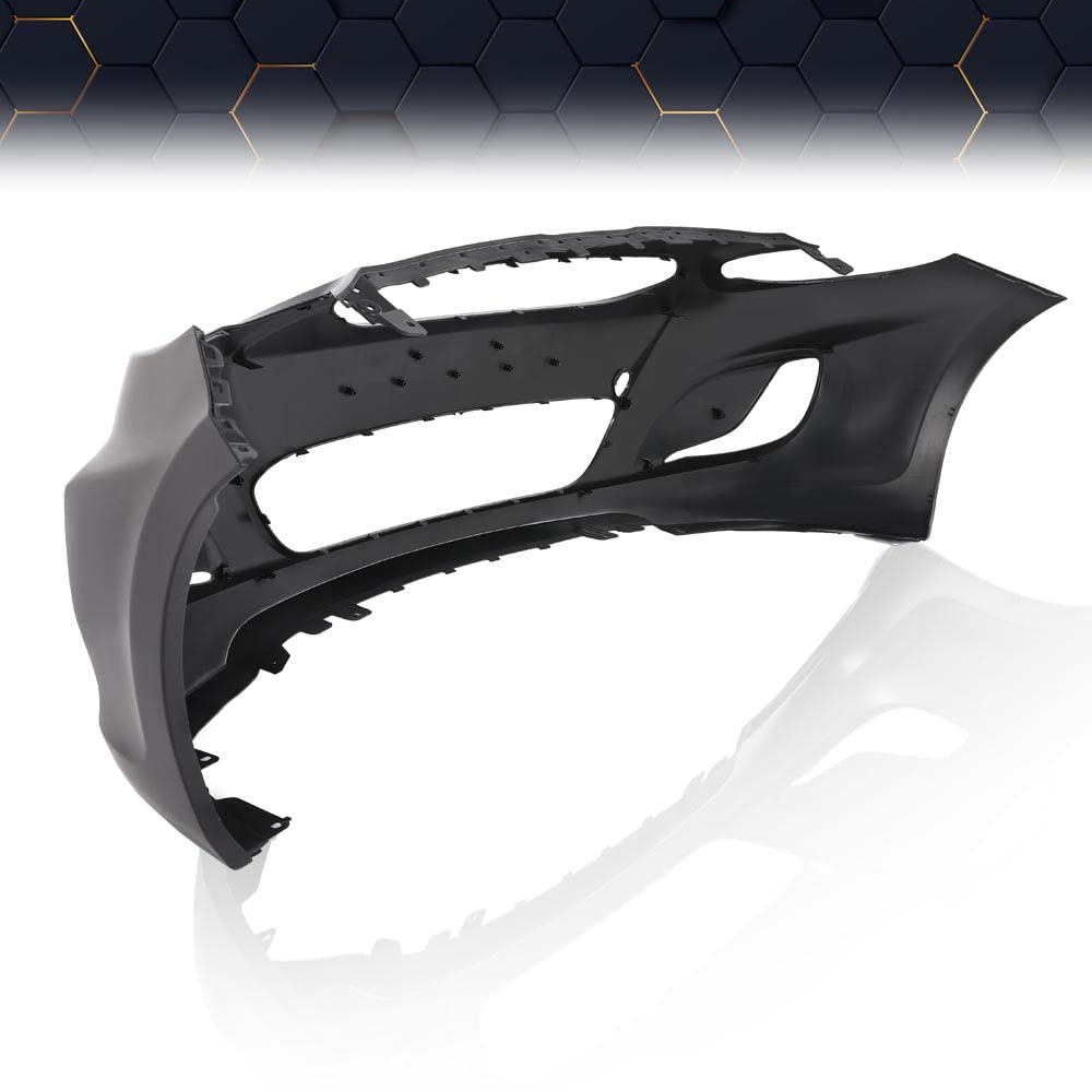 PIT66 Primed Front Bumper Cover Fit Hyun.dai Accent 2014-2017