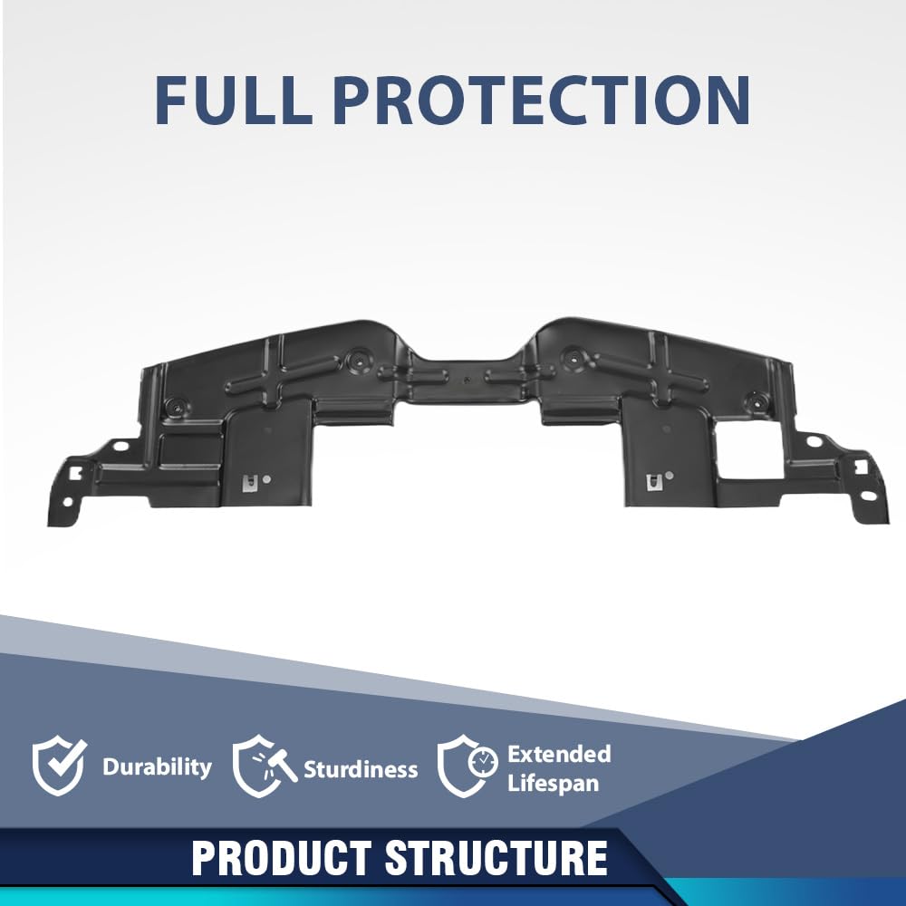 PIT66 Front Bumper Cover Support Iron Black Fit Buick Encore 2017-2022
