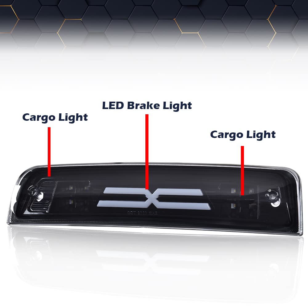 PIT66 LED Bar 3rd Brake Light Fit Dodge Ram 1500 2500 3500 2009-2017