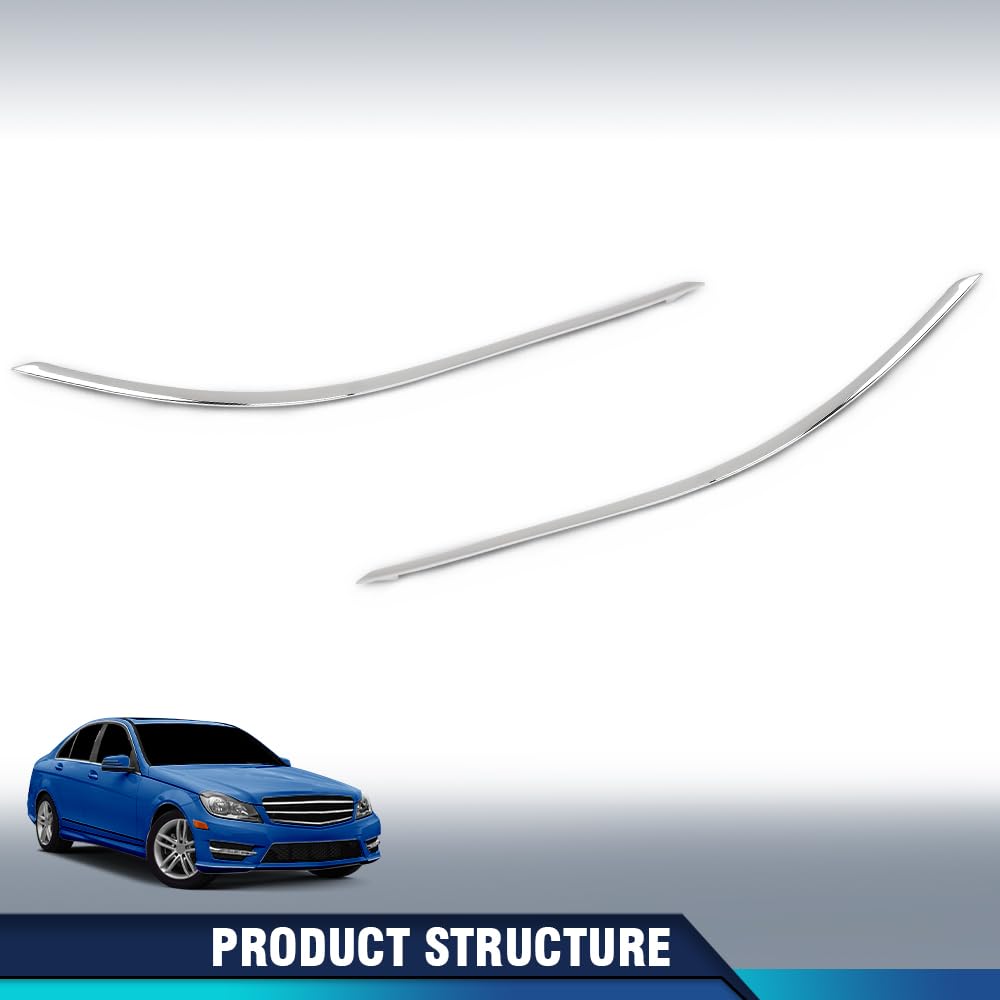 PIT66 Front Bumper Trim Molding Left & Right