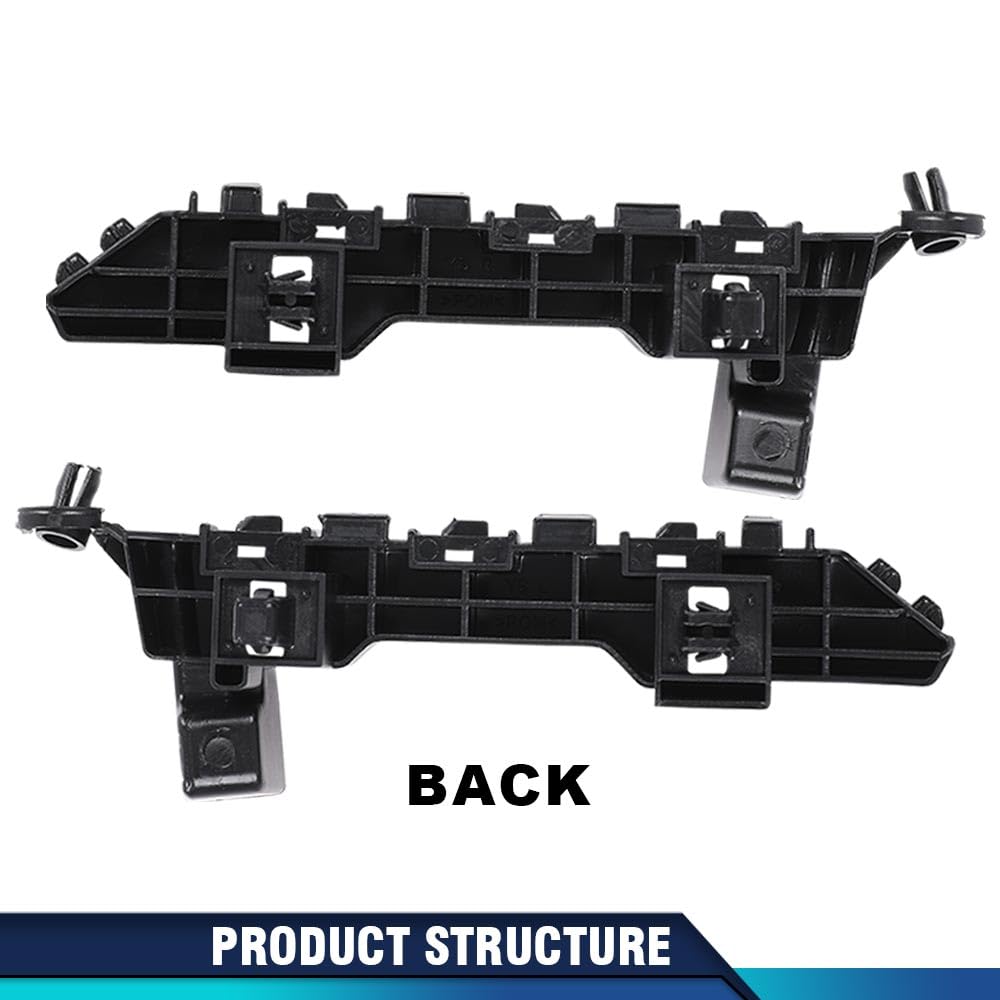 PIT66 2pcs Painted Front Bumper Retainer Support Bracket
