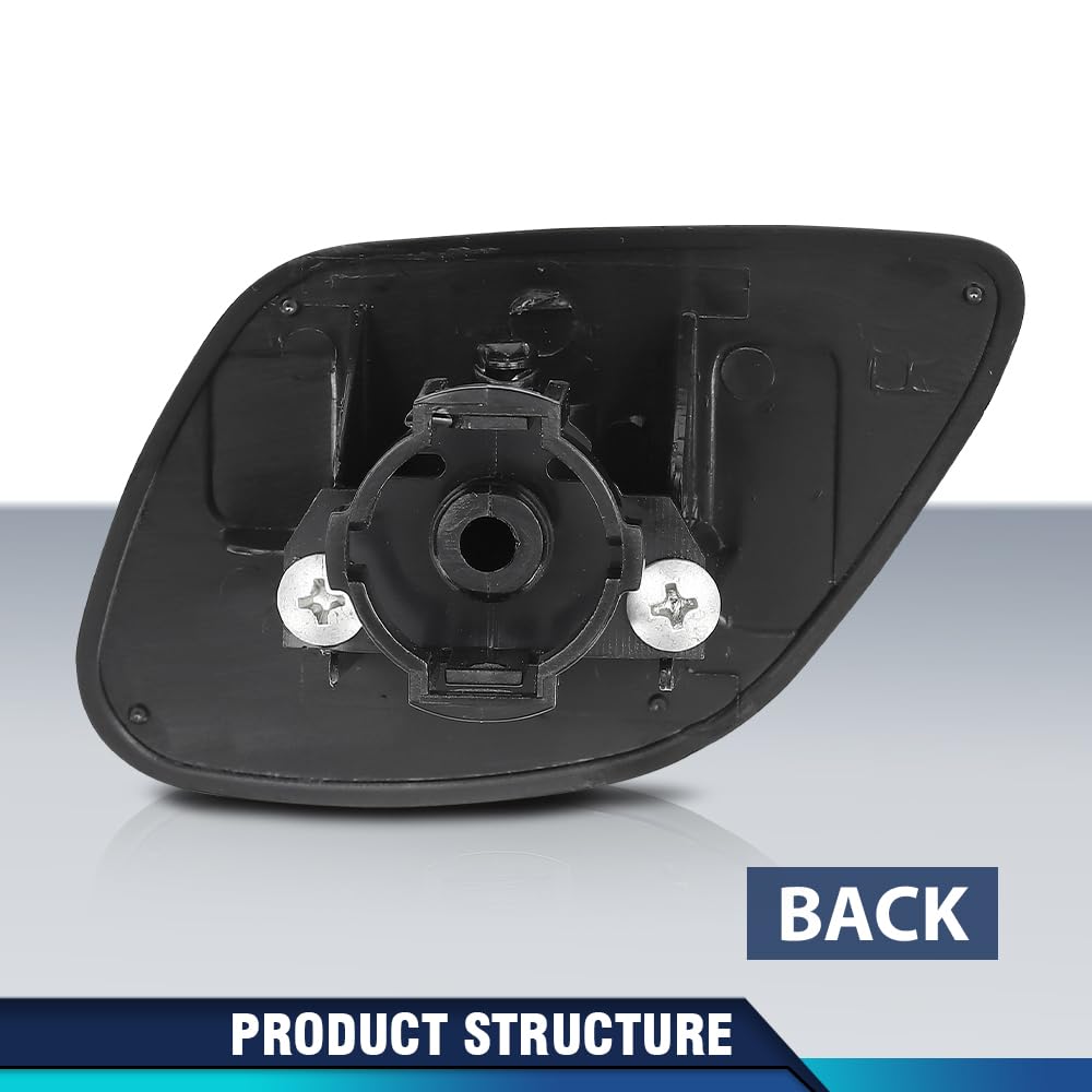 PIT66 Headlamp Washer Nozzle Cover Headlight Cleaning Cap Compatible with Lexus RX330 2004-2006 / RX350 2007-2009 8538148040, 8538148010