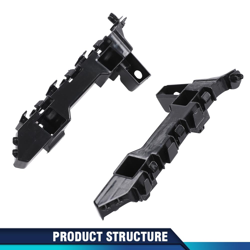 PIT66 2pcs Painted Front Bumper Retainer Support Bracket