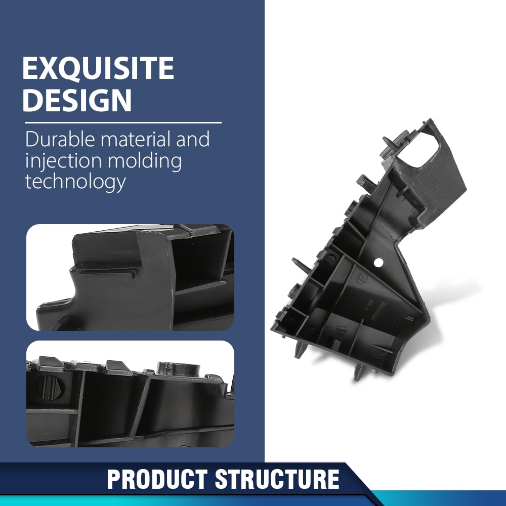 PIT66 Front Bumper Bracket Set of 2 Left & Right Side, AU1043100 PP Plastic