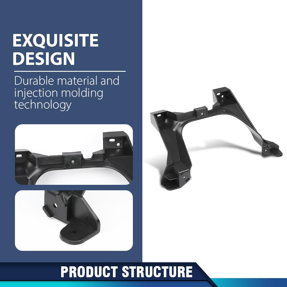 PIT66 Exhaust Tip Bracket Left Side, Black