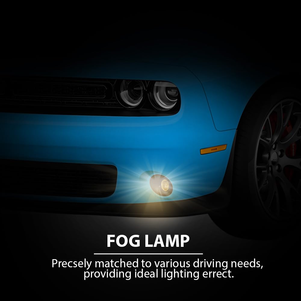 PIT66 Fog Lights,Fit Dodge Charger 2006-2009