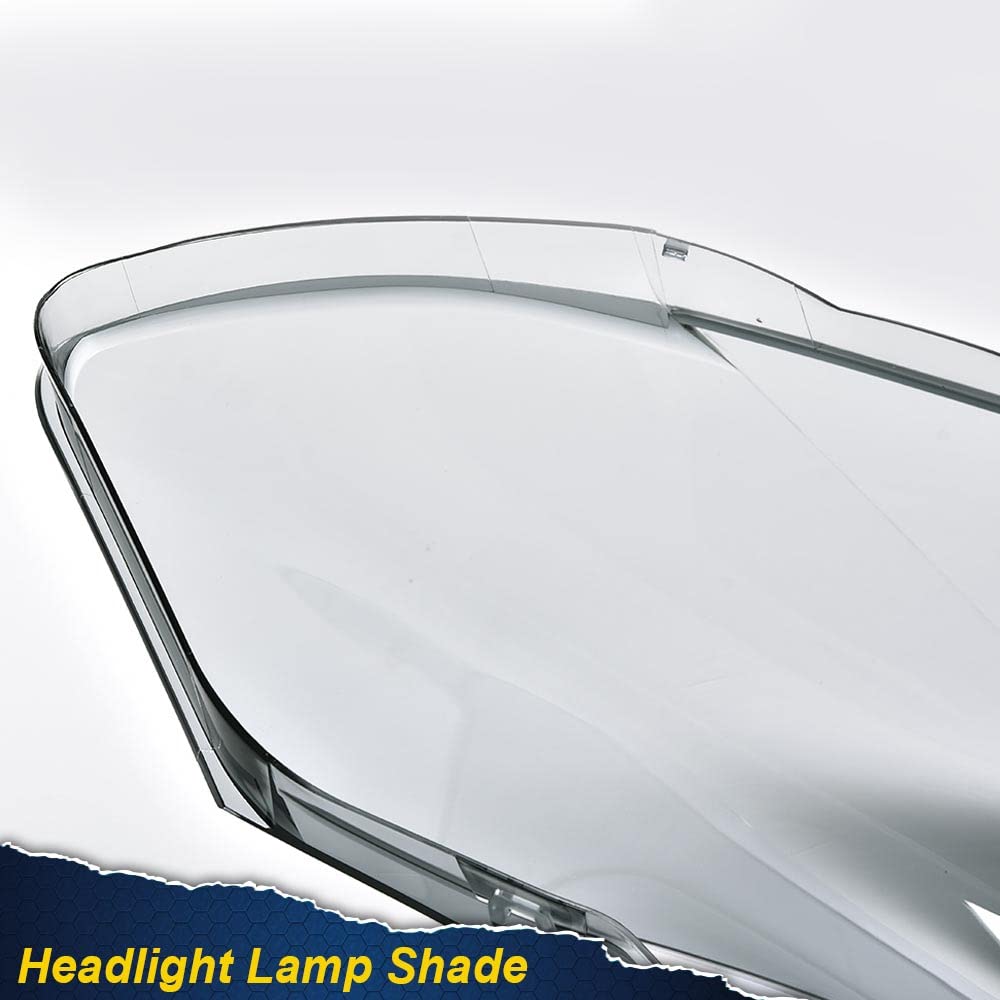 PIT66 Headlight Lens Cover, Compatible with 2006-2016 Chevy Impala Limited Smoky