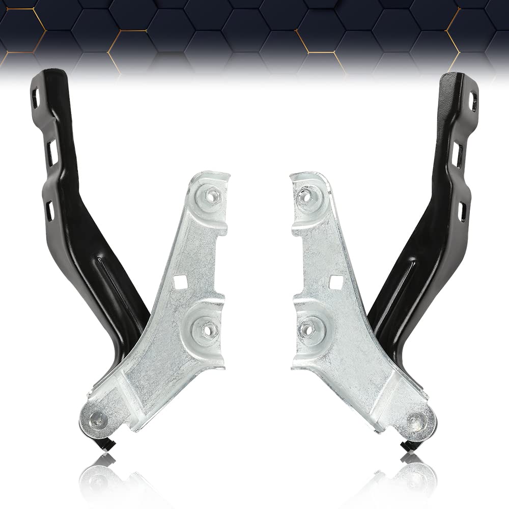 G-PLUS Hood Hinge Set Left Driver and Right Passenger Side Compatible with 2016-2022 Chevy Malibu Left Right Hood Hinge Assembly 23134811 GM1236171 23134810 GM1236170