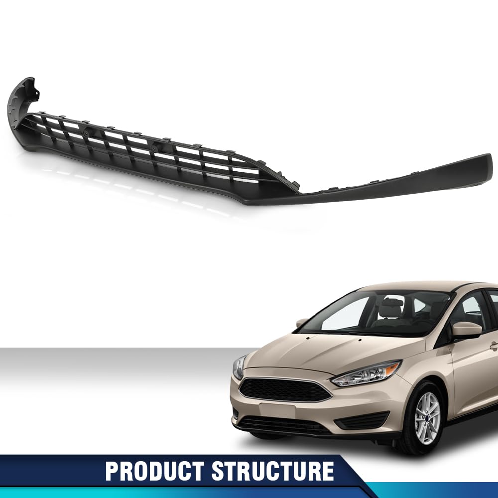PIT66 Front Bumper Lower Valance Panel Grill Fit Ford Focus 2015-2018