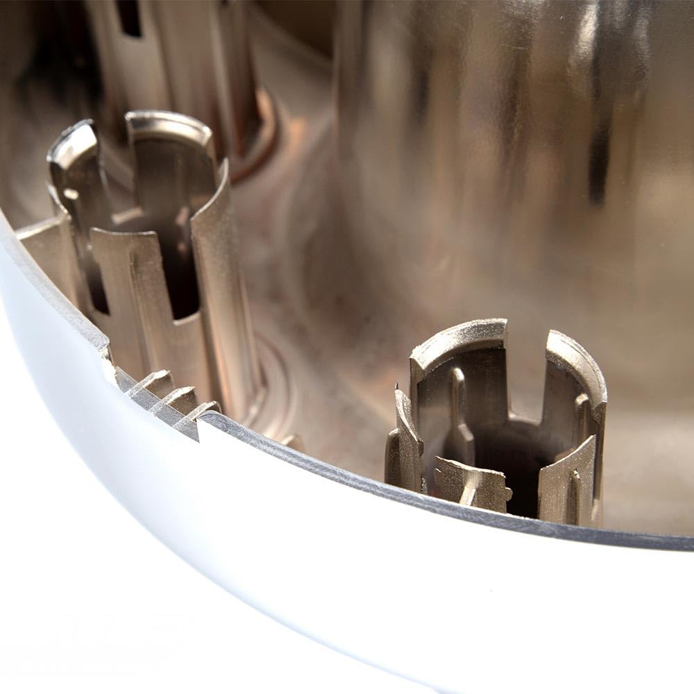 PIT66 Open Front 4x4 Wheel Center Caps Hub Cap Compatible with Ford F350 2005-2018 Pickup Truck (NOT FIT 4WD Crew cab) 1 PC Dually Chrome Silver