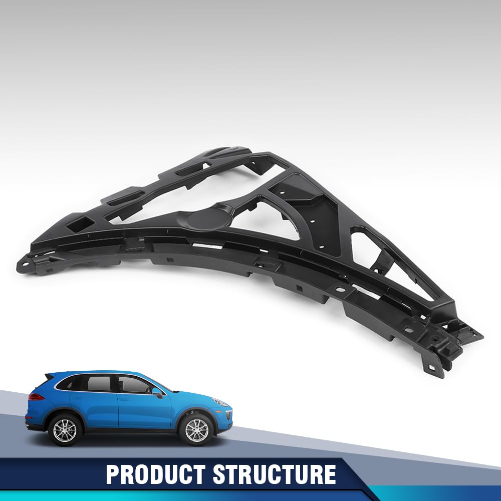 PIT66 Front Right Lower Bumper Bracket, Black