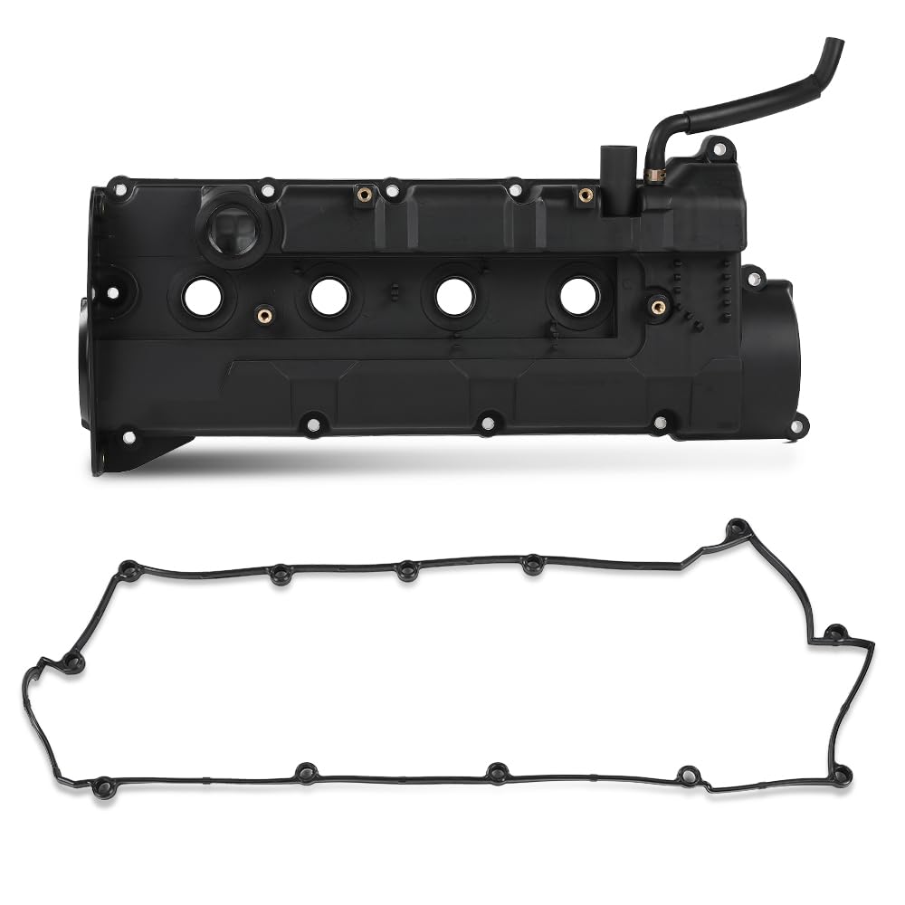 PIT66 Engine Valve Cover w/Gasket 22410-23100 Compatible with Hyundai Elantra 2004-2006/ Tiburon 2004-2008/ Tucson 2005-2009, Fit Kia Spectra 2004-2009/Spectra5 2005-2009/ Sportage 2005-2010