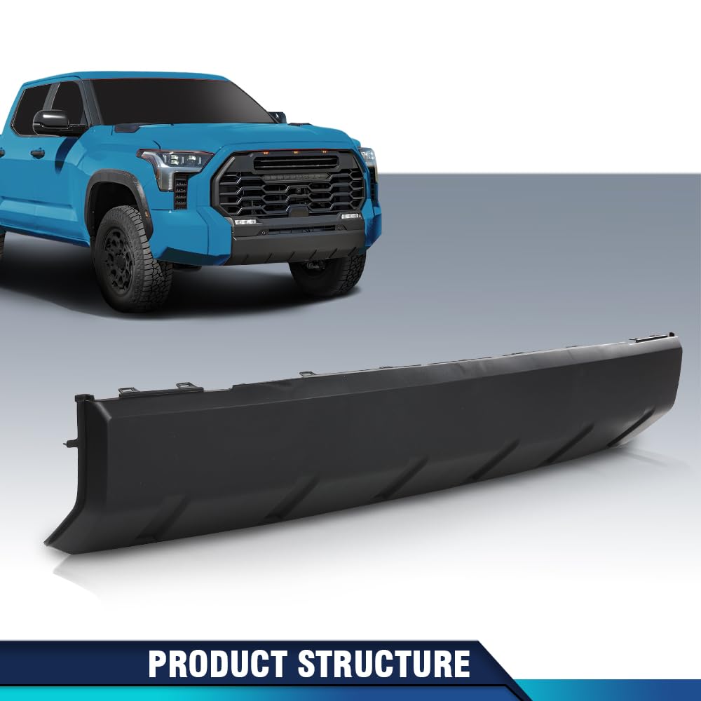 PIT66 Front Bumper Lower Valance Panel, Black