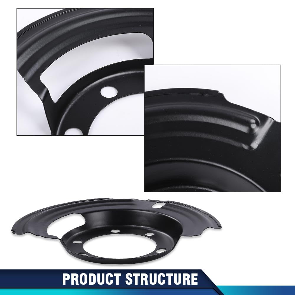 PIT66 Front Brake Dust Shield Pair Fit Jeep Cherokee XJ 1984-2001