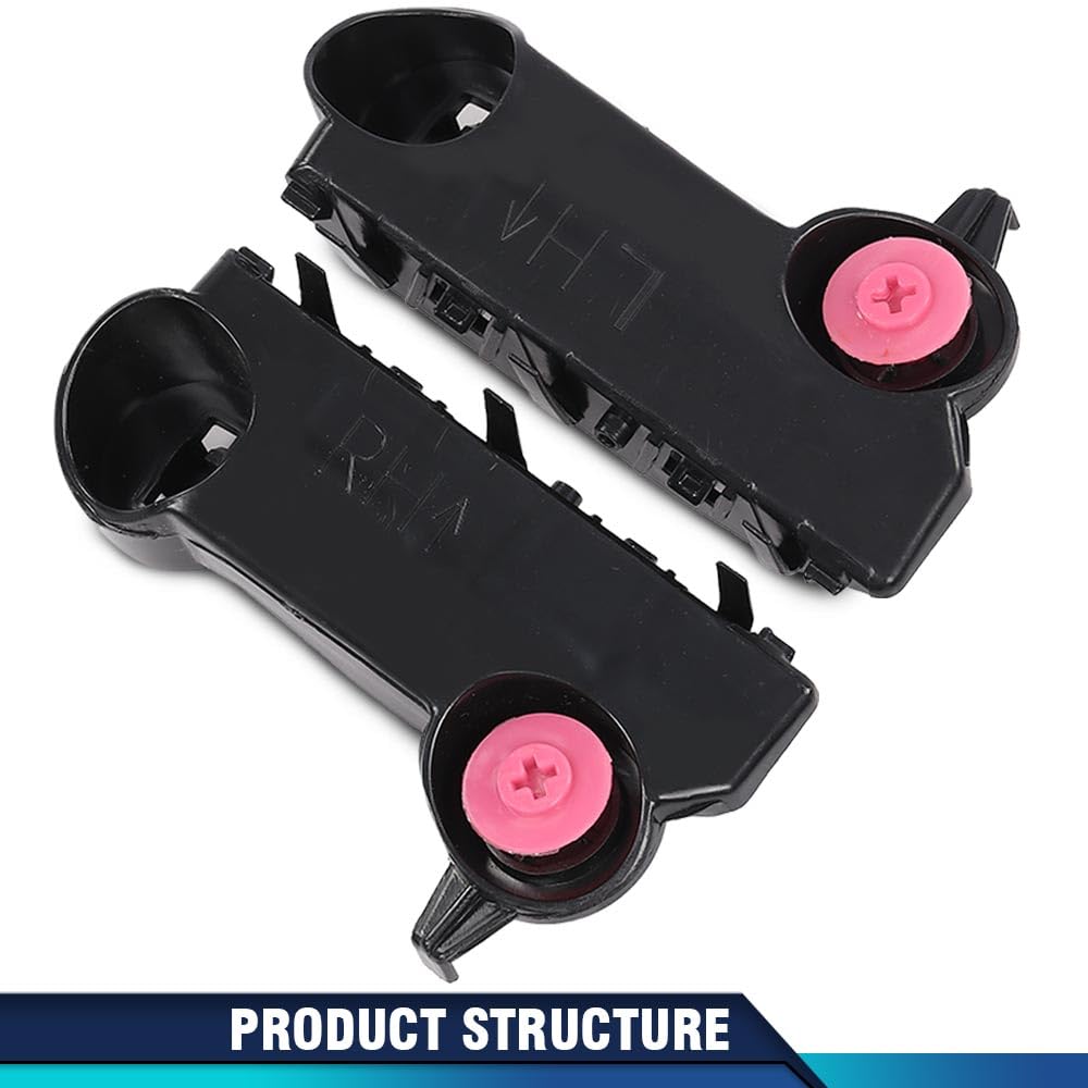 PIT66 2Pcs Front Bumper Brackets Retainers Compatible with Nissan Altima 2019 2020 2021 Left Right 622216CA0A, 622206CA0A, NI1042114, NI1043114