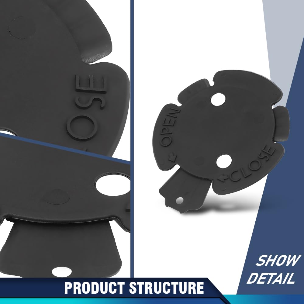 PIT66 Engine Oil Drain Plug Access Cover Compatible with BMW 5 Series F07 F10 2001/2006-2009/2013,6 Series F06 2003-2011/2015,7 Series F01 F02 2006-2007/2012 51757209541 Black