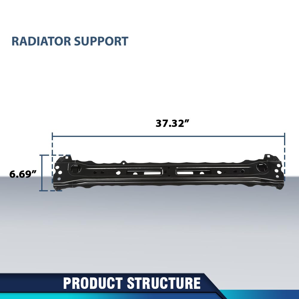 PIT66 Radiator Support Lower Crossmember Compatible with LX NX250 NX350 NX350h Base 2022-2024, Fit Toyota RAV4 2019-2023/Venza 2021-2023 571040R050