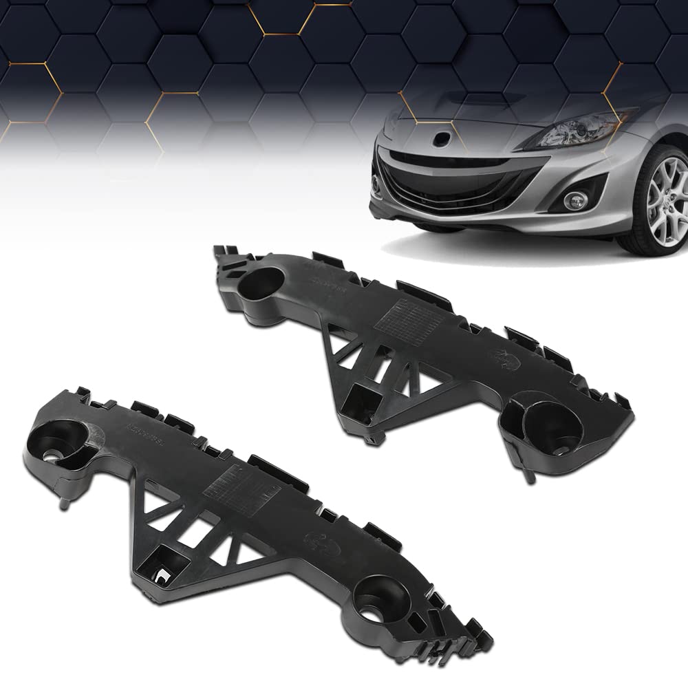 PIT66 Front Bumper Retainer Set Fit 2010-2013 Mazda 3 & 3 Sport