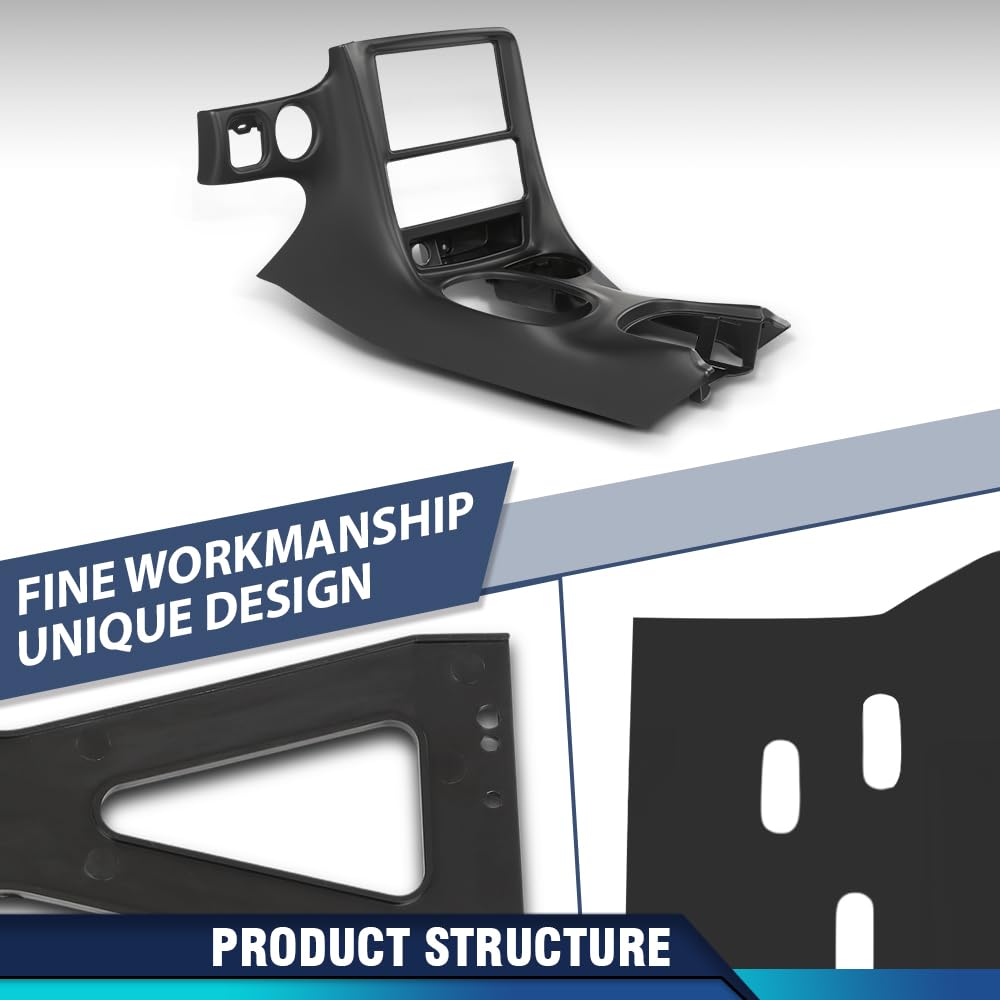 PIT66 Double Din Dash Kit Fit Chevy Corvette C5 1997-2004 Black
