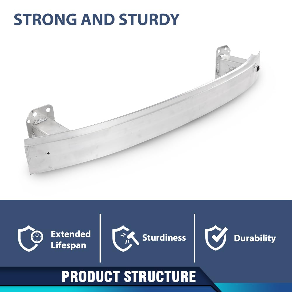 PIT66 Front Bumper Reinforcement, CH1006227 Silver